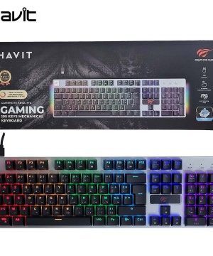 CLAVIER MECANIQUE HAVIT 12L PRO RGB SW/BLEU