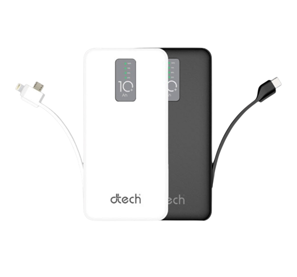 POWER BANK D-TECH DP10H 10000MAH FAST CHARGE